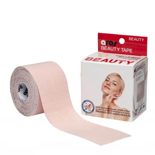 Кінезіо тейп для обличчя Ares Beauty Gentle 5см х 5м