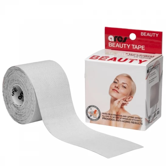 Кінезіо тейп для обличчя Ares Beauty 5см х 5м