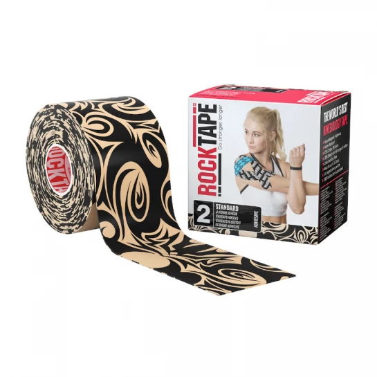Кінезіо тейп RockTape #2 Design 5см х 5м принти