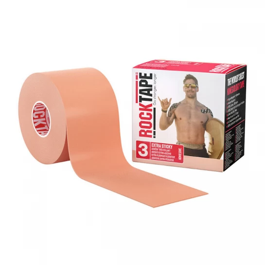 Кінезіо тейп RockTape #3 H2O 5см х 5м водостійкий
